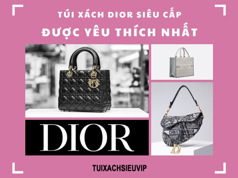 Những mẫu túi xách Dior siêu cấp được yêu thích nhất