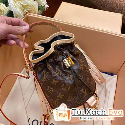 Túi Xách LV Petit Noe Bag Siêu Vip Màu Nâu Đẹp M43509.