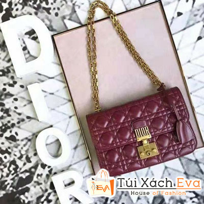 Túi Xách Dior Addict Siêu Cấp Màu Đỏ Đô M5818