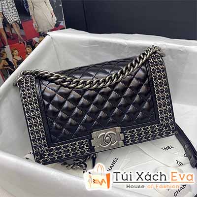 Túi Xách Chanel Boy Bag Siêu Cấp Màu Đen Đẹp.
