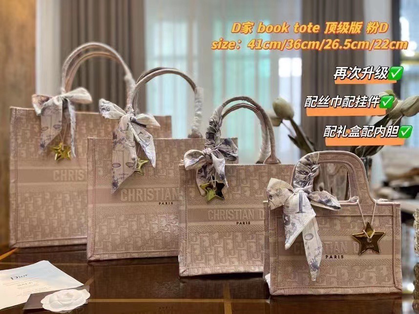 Tổng Hợp Túi Xách Dior Super Tote Bag  Thêu 026