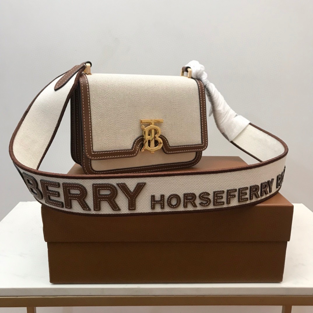 Túi Xách  Burberry Siêu Cấp Two-Tone Mini Crossbody Bag Size 12cm*6cm*25cm