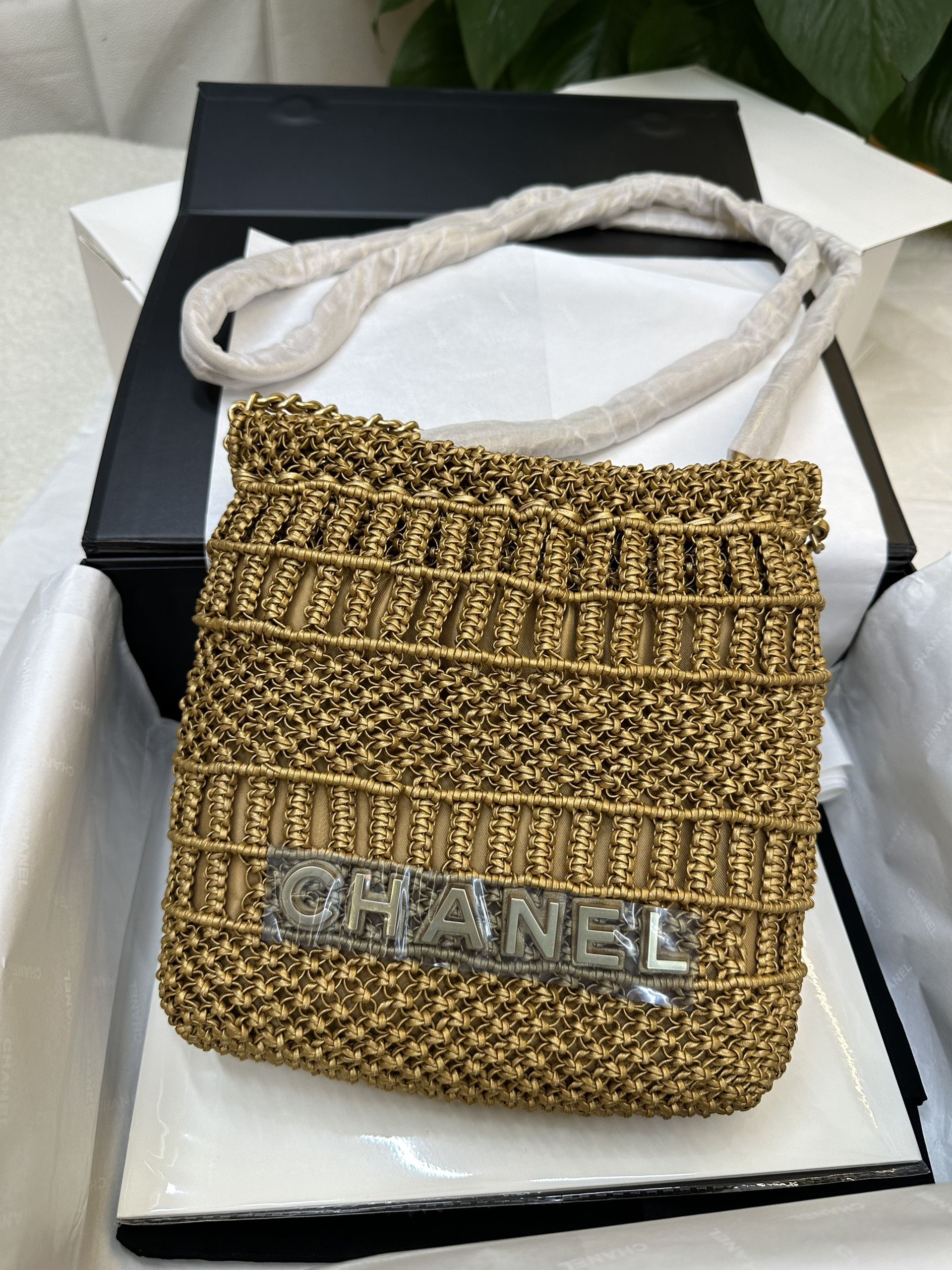 Túi Chanel 22 Mini VIP Màu Vàng Size 20cm