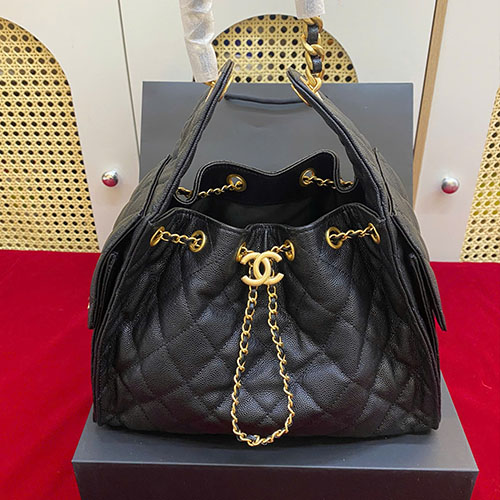 Túi Xách Chanel 25C Màu Đen Siêu Vip Size 30cm