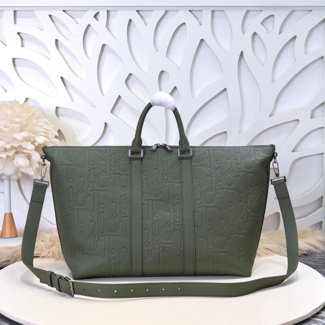 Túi Dior Gravity Màu Xanh Lá Siêu Cấp Size 57.5cm
