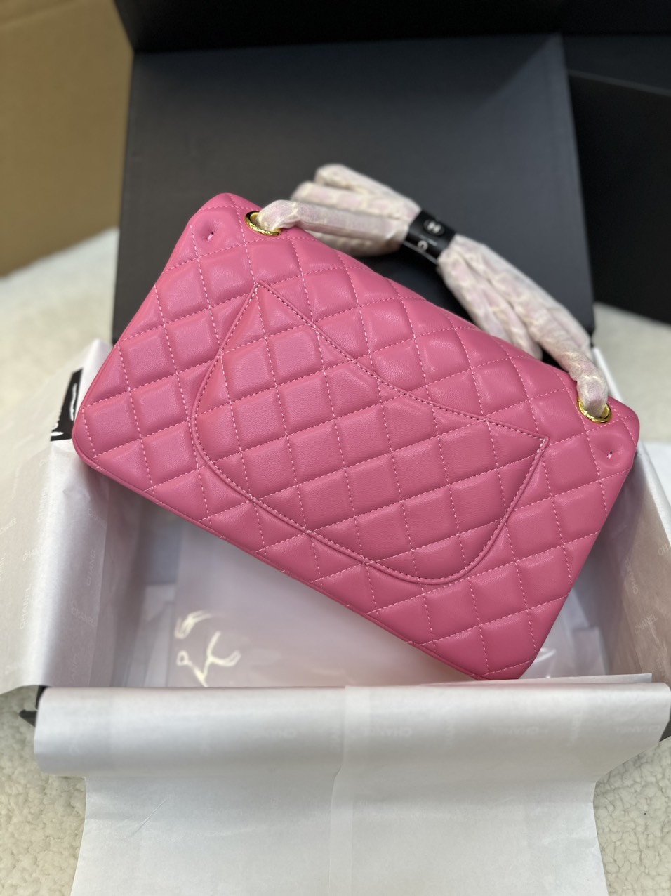 Túi Xách Chanel Classic Flap Màu Hồng Size 25cm