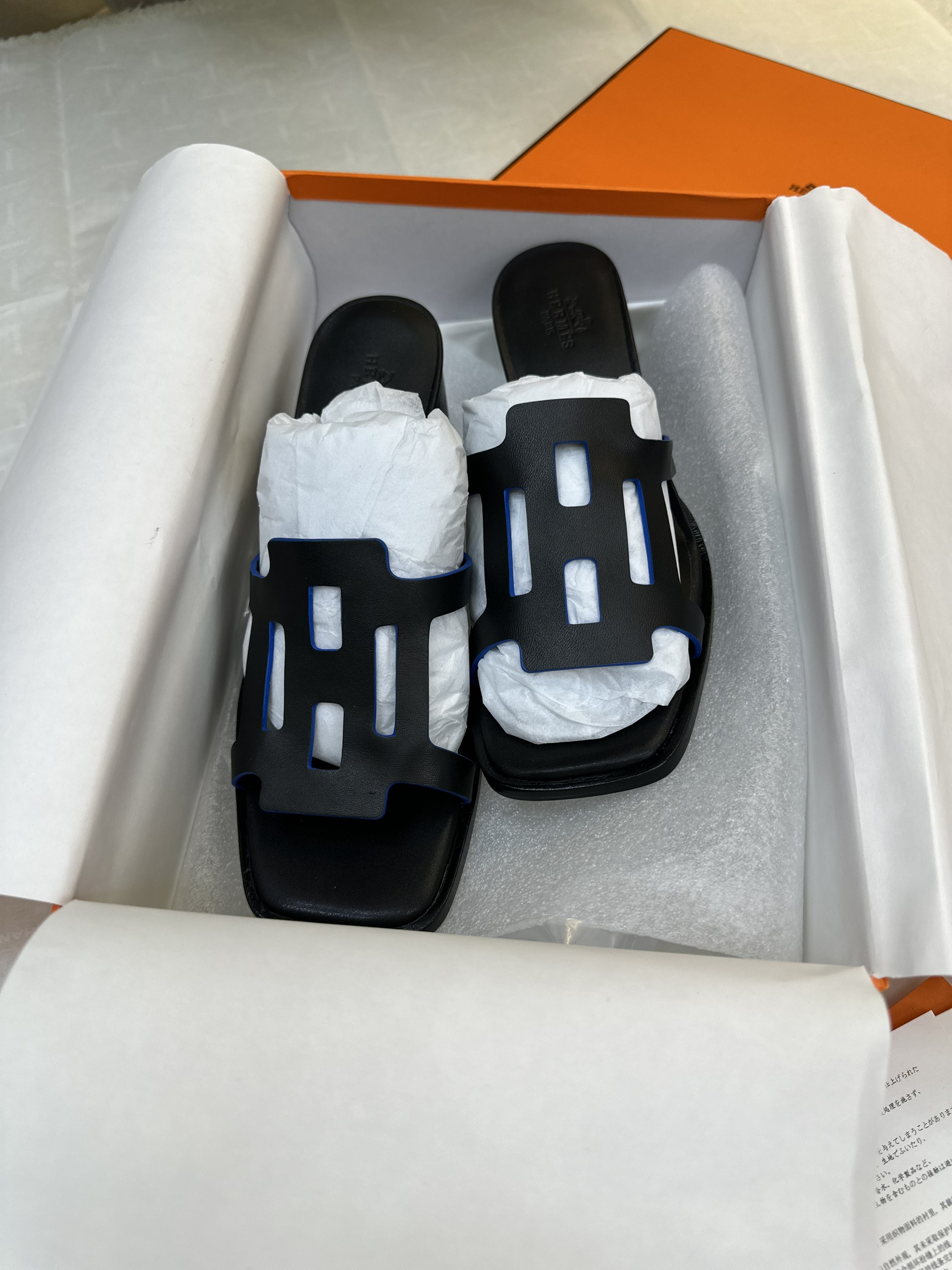 Giày Hermes Sandal Izzy 60 Siêu Cấp Màu Đen Size 35