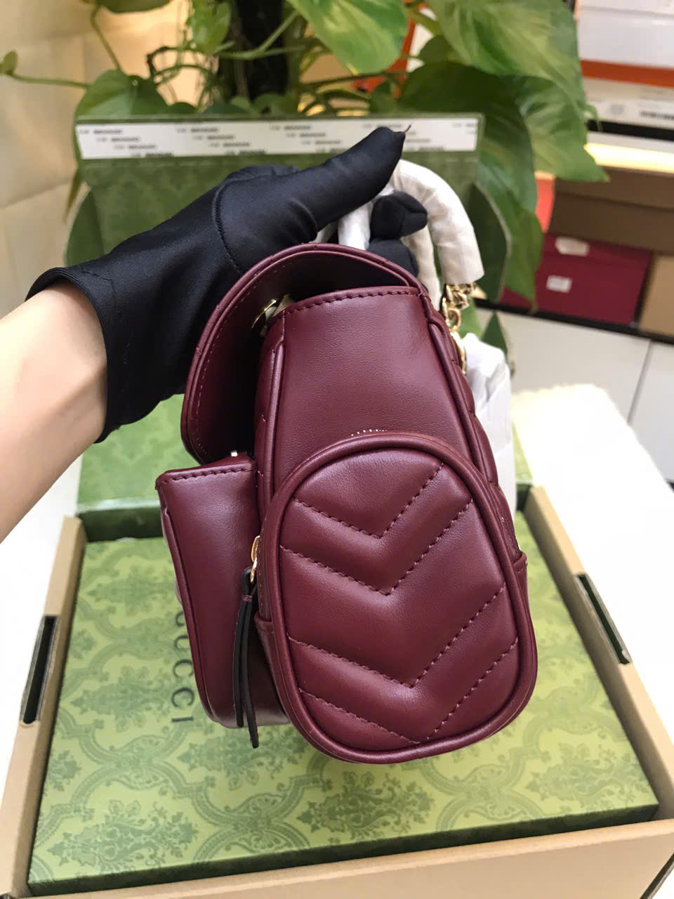 Túi Gucci GG Marmont Small Multi-Pocket Bag Vip 25.5cm