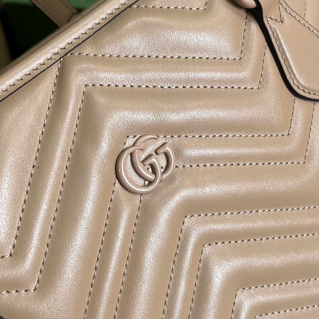 Túi Xách Gucci Marmont Neverfull Siêu Cấp Màu Kem 739684 Size 38cm
