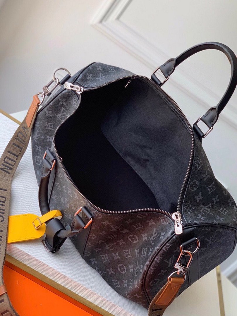 Túi Xách Louis Vuitton Keepall Vip Black Size 45cm