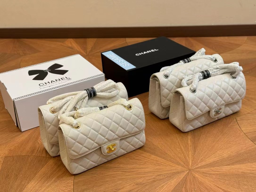 Tổng Hợp Bảng Màu Túi Chanel Classic Da Hạt Super Size 23-25cm Fullbox