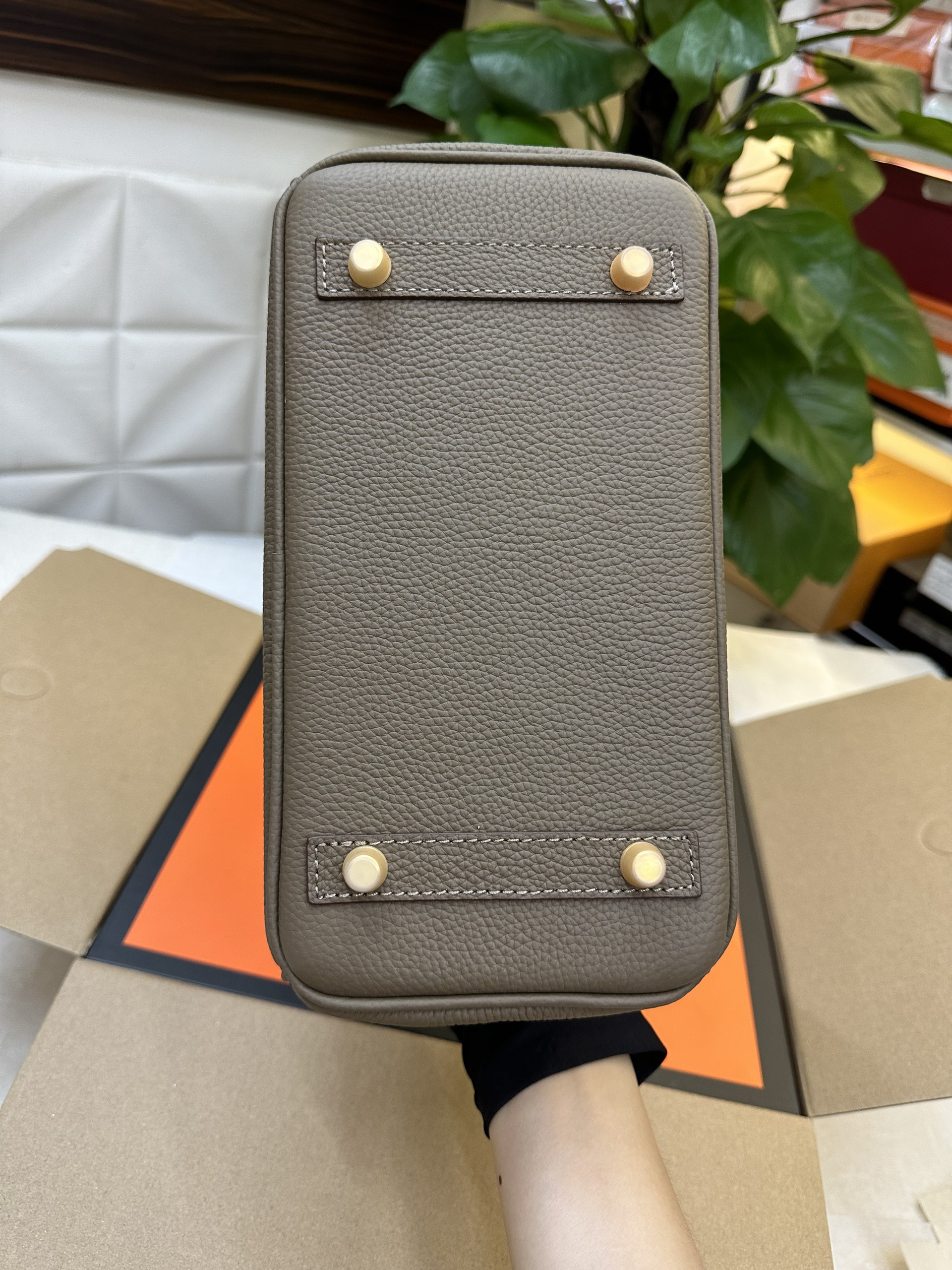 Túi Hermes Birkin Gray Super Màu Xám Size 25cm