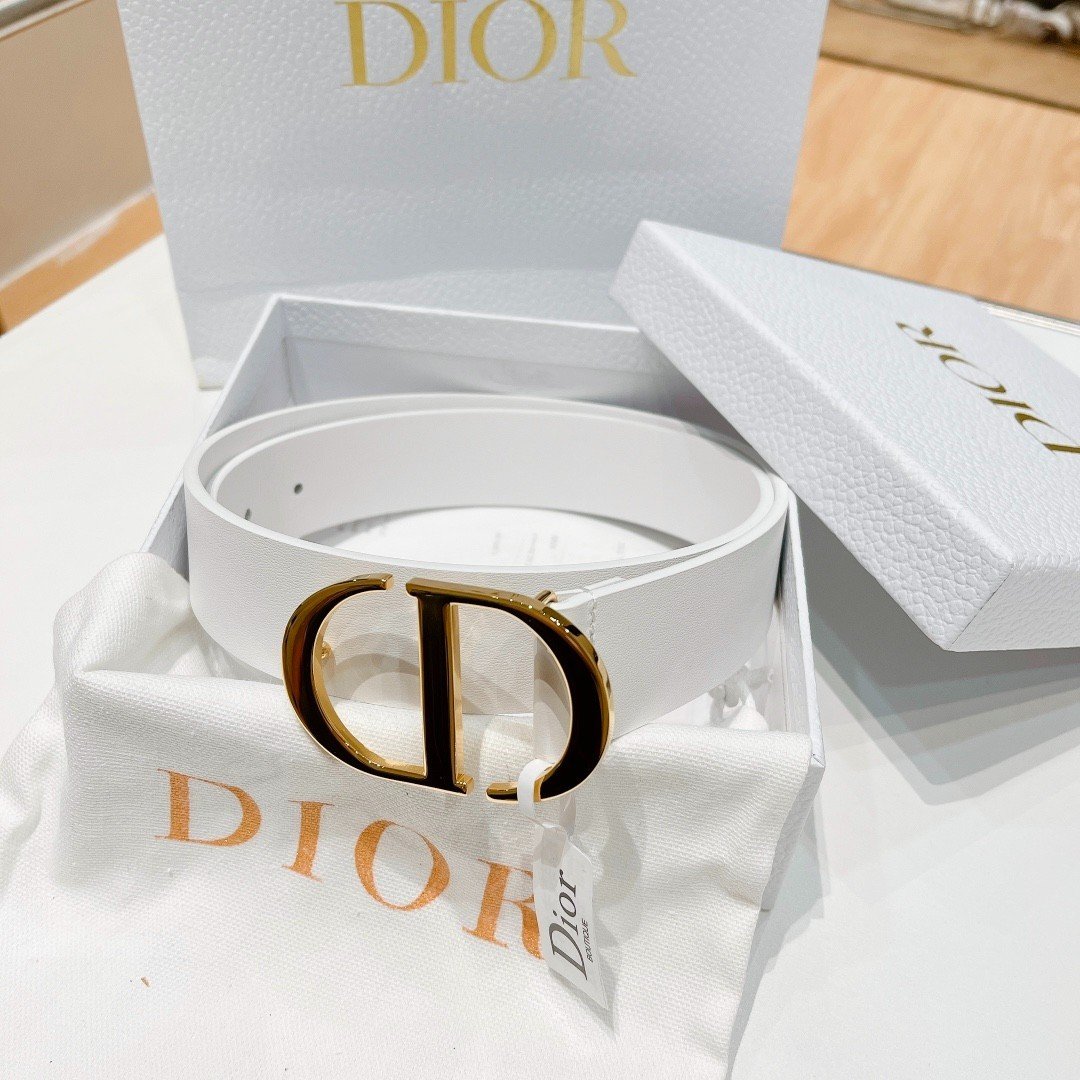 Thắt Lưng Dior Da Bê Cổ Điển Siêu Cấp Size 3.5cm