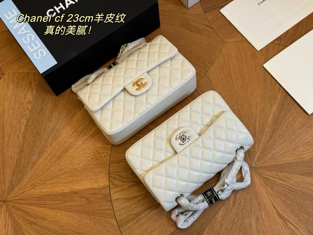 Tổng Hợp Bảng Màu Túi Chanel Classic Da Lì Super Size 23cm Fullbox