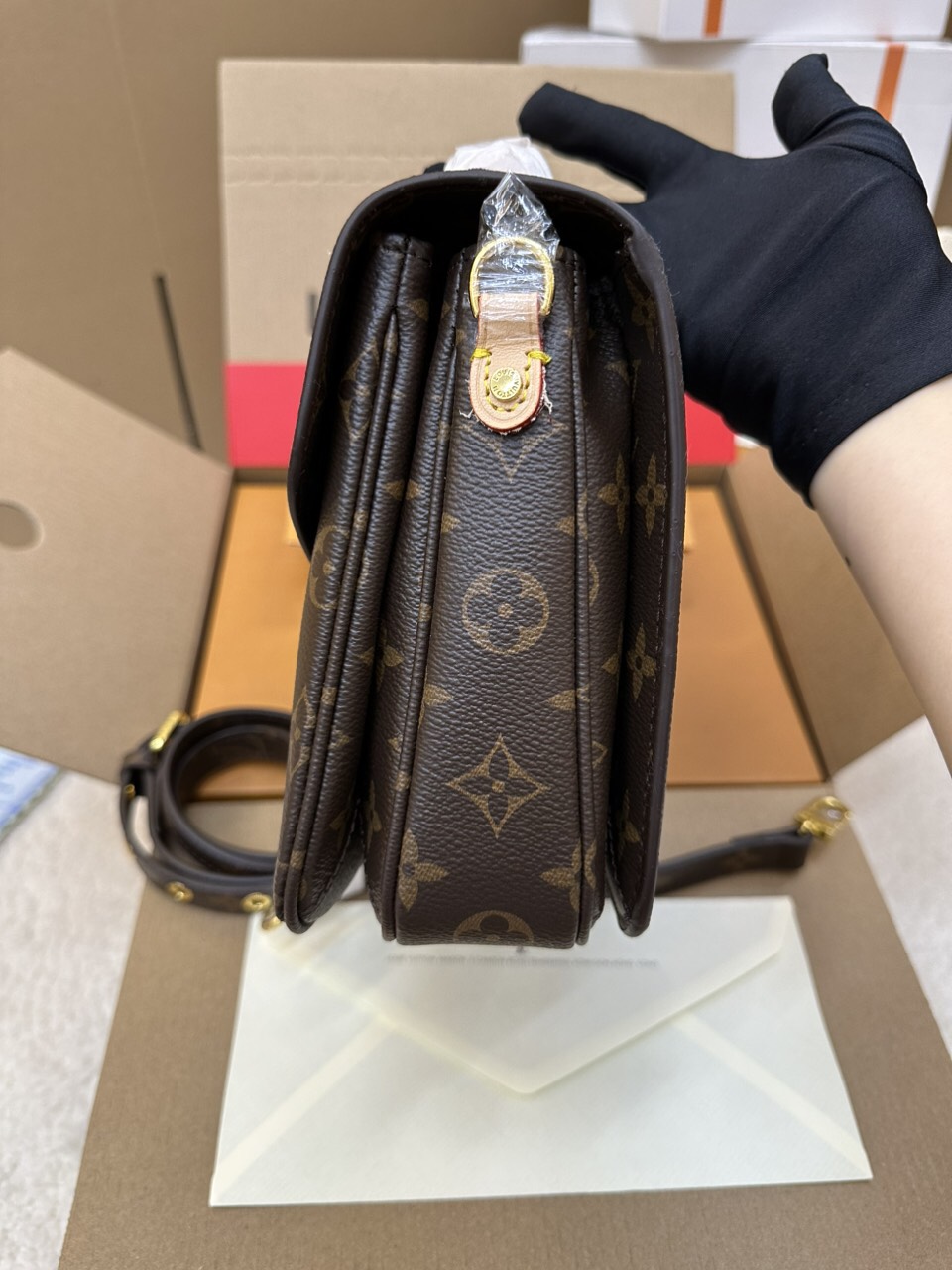 Túi Xách LV Pochette Mettis Super Màu Nâu Size 25cm  M44875