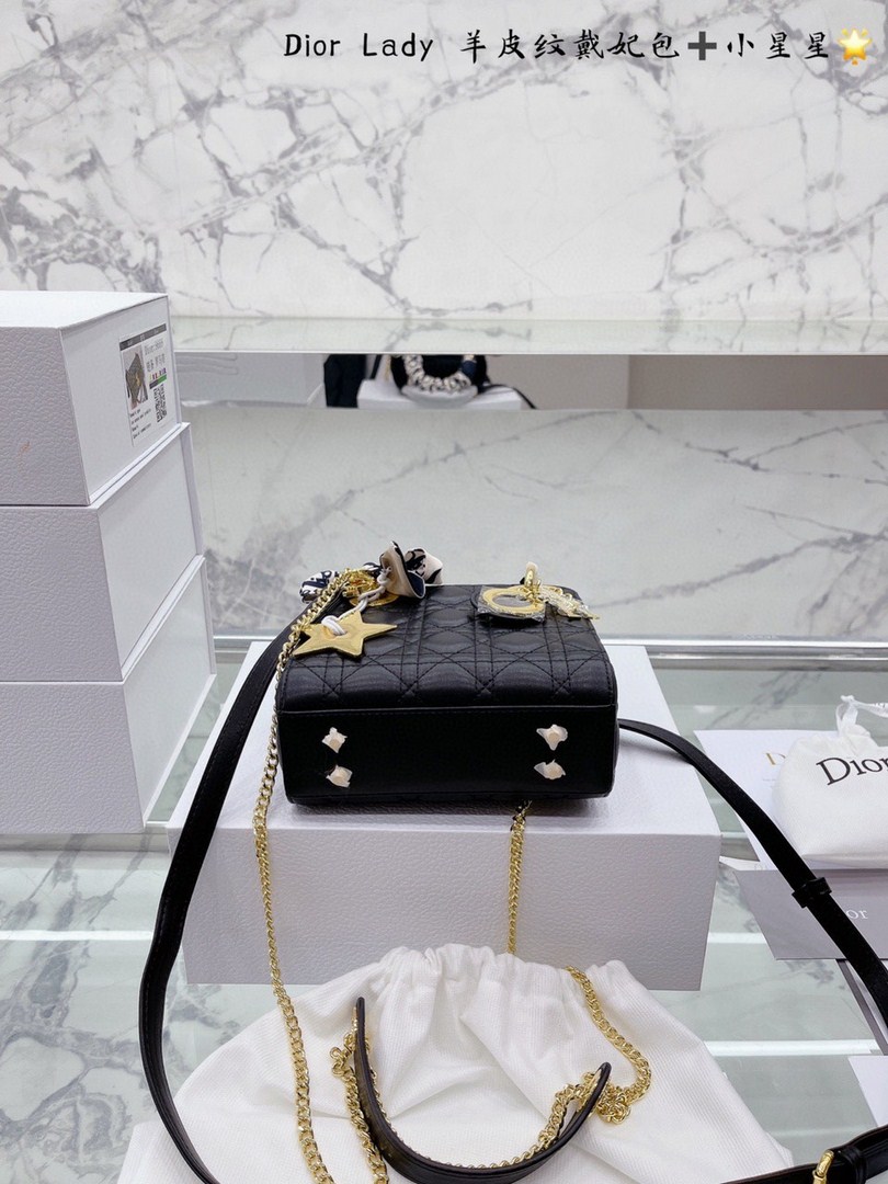 Túi Xách Dior Lady Ngôi Sao Nhỏ Super Size 24cm Full Box