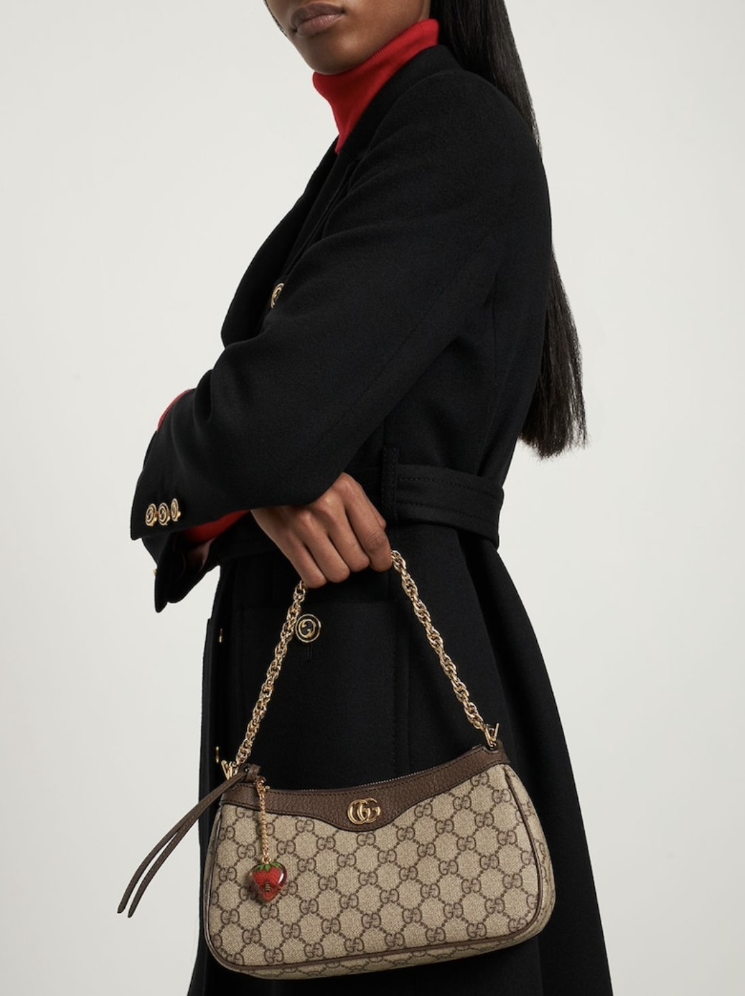Túi xách Gucci Ophidia Super Màu Nâu Kèm Phụ Kiện Size 24cm