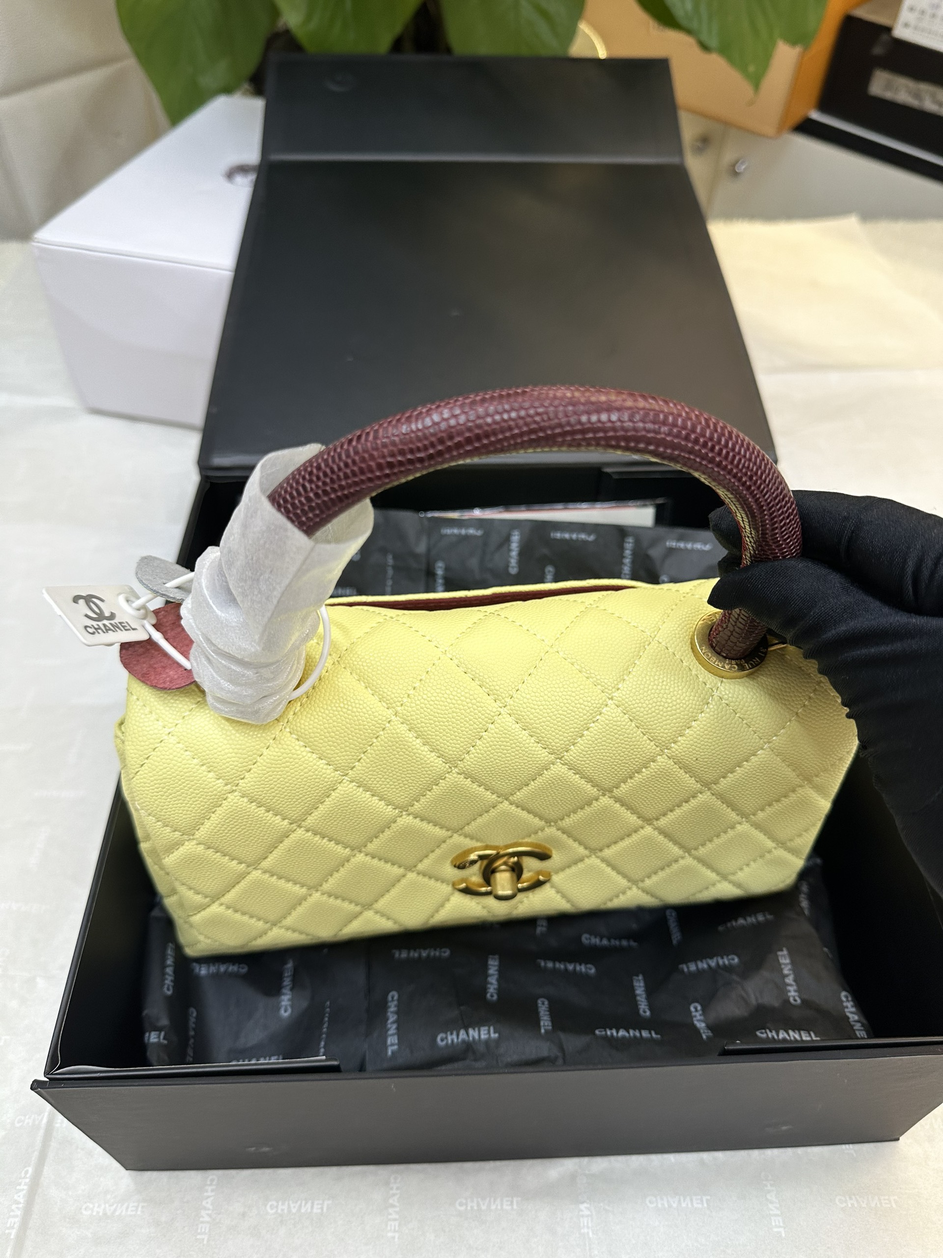 Túi Chanel CoCo Super Màu Xanh Size 23cm