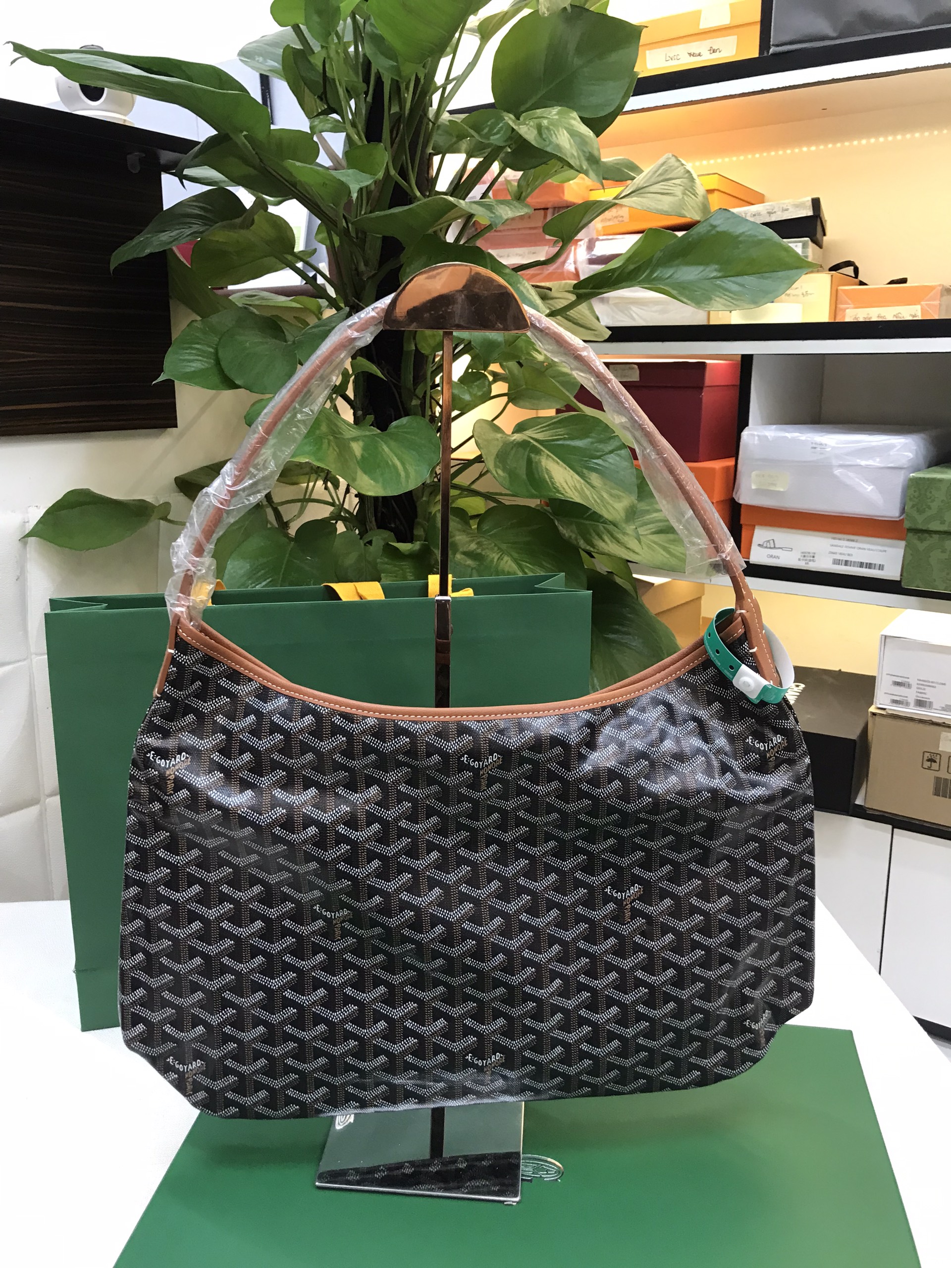 Túi Goyard Boheme Hobo Bag Siêu Cấp Màu Nâu