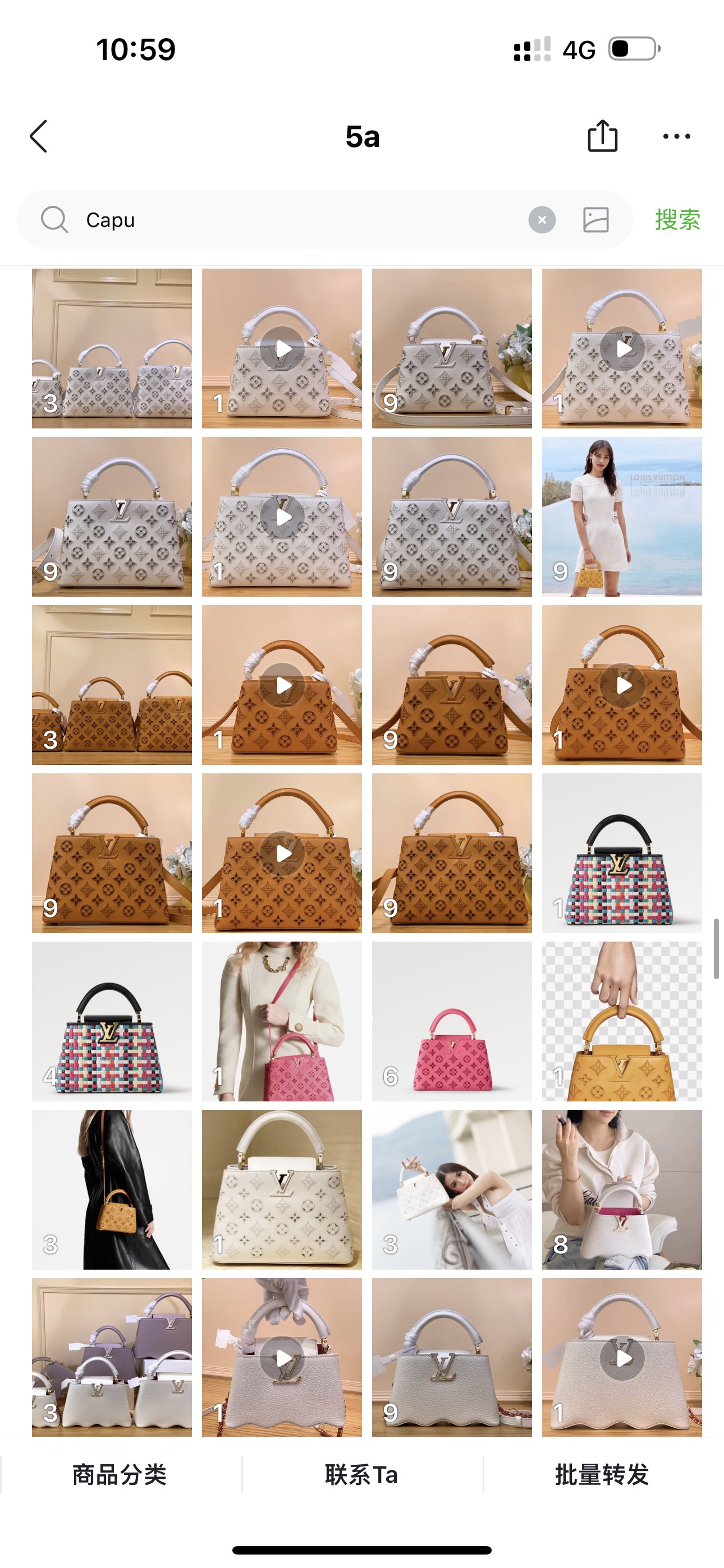 Tổng Hợp Bảng Màu Túi Louis Vuitton Capucines