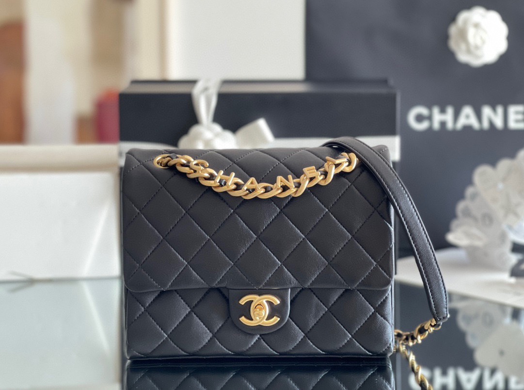 Túi Xách Chanel Classic 23S Vip Màu Đen Size 23cm
