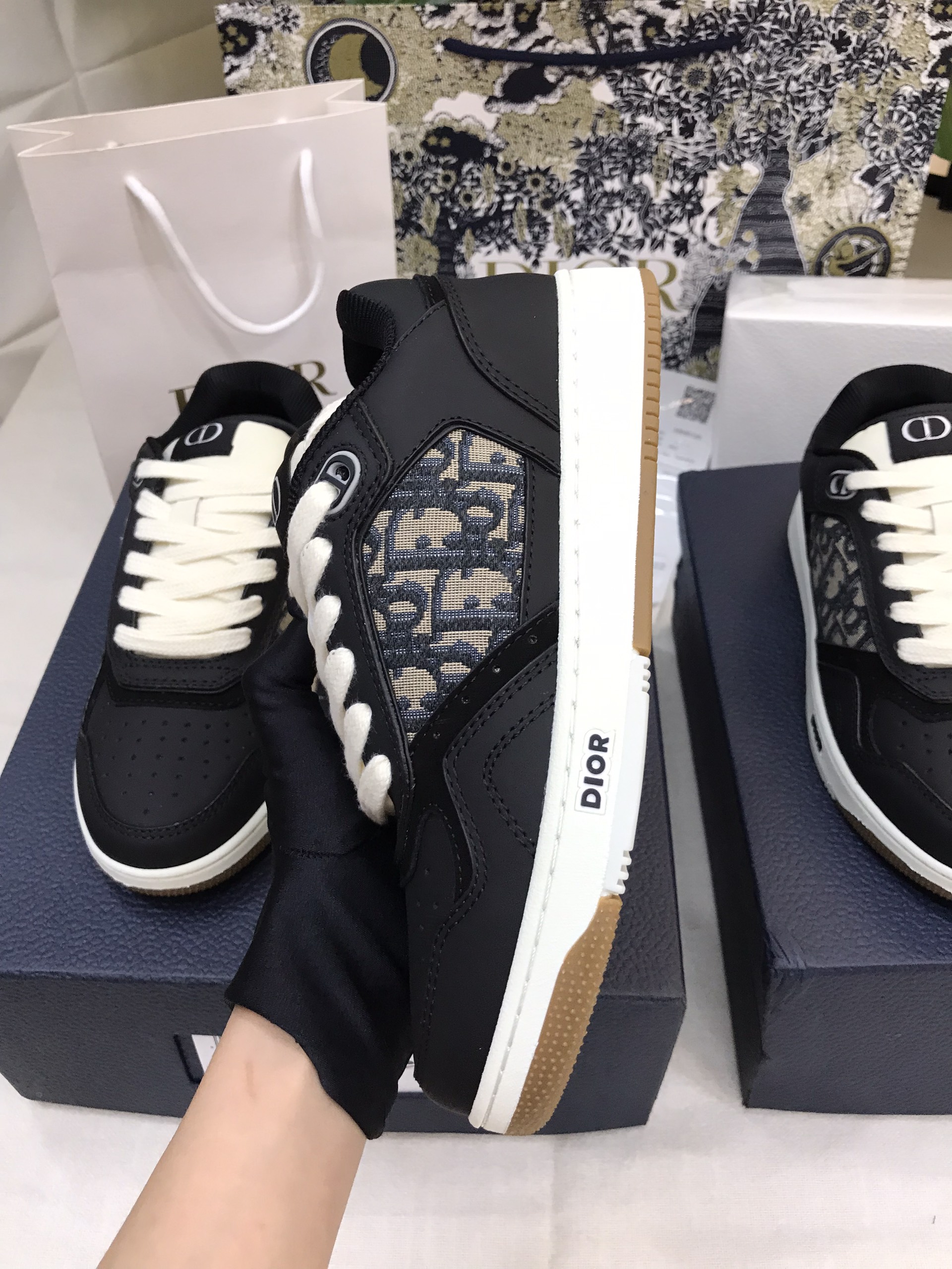 Giày Thể Thao Dior B27 Low-Top Sneaker Siêu Cấp Size 37