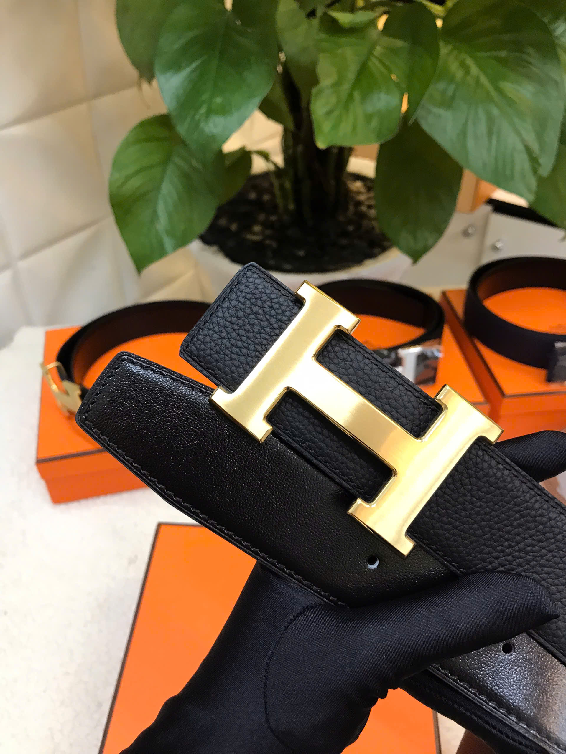 Thắt Lưng Hermes Constance Belt Buckle & Reversible leather strap 38mm Siêu Cấp