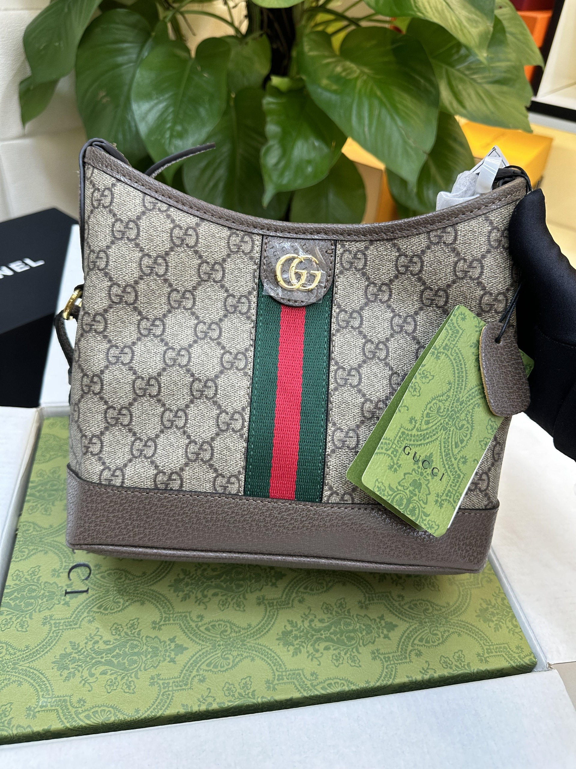 Túi Gucci Ophidia GG Small Shoulder Bag Super Size 30x22cm