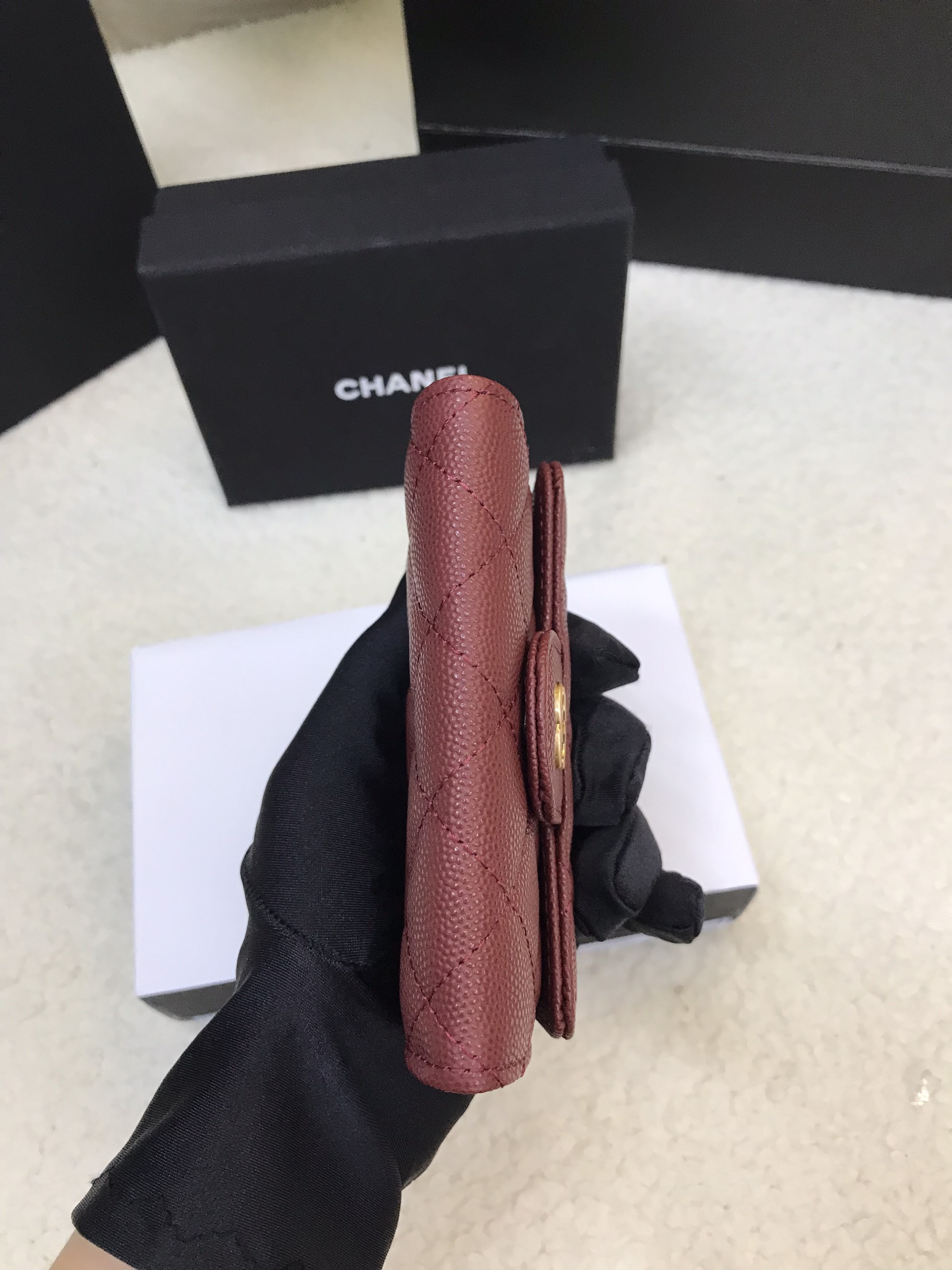 Ví Chanel Classic Card Holder Red Siêu Cấp