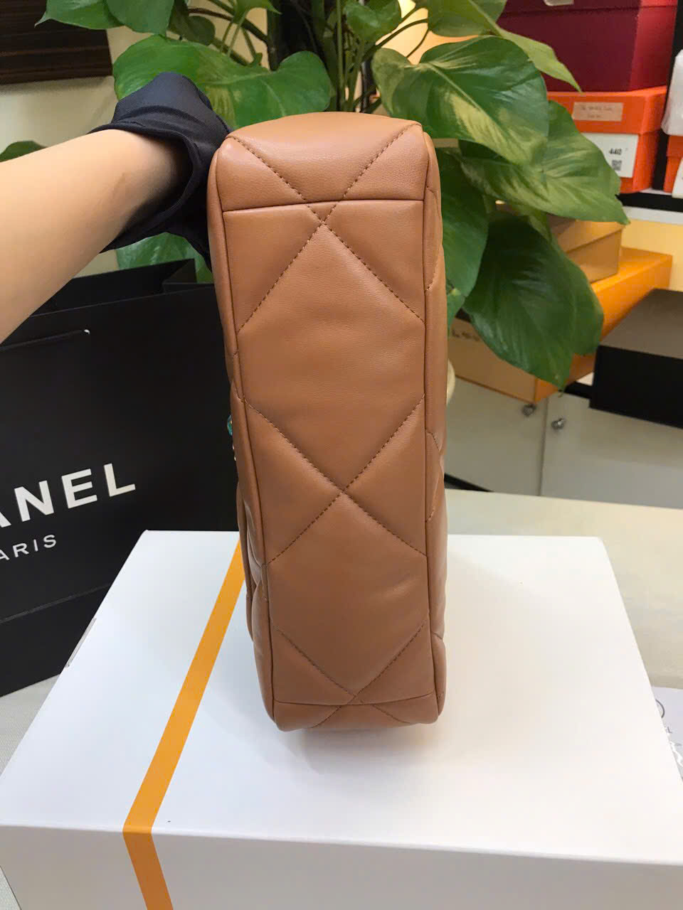 Túi Chanel 19 Bag Vip Màu Nâu Size 30cm