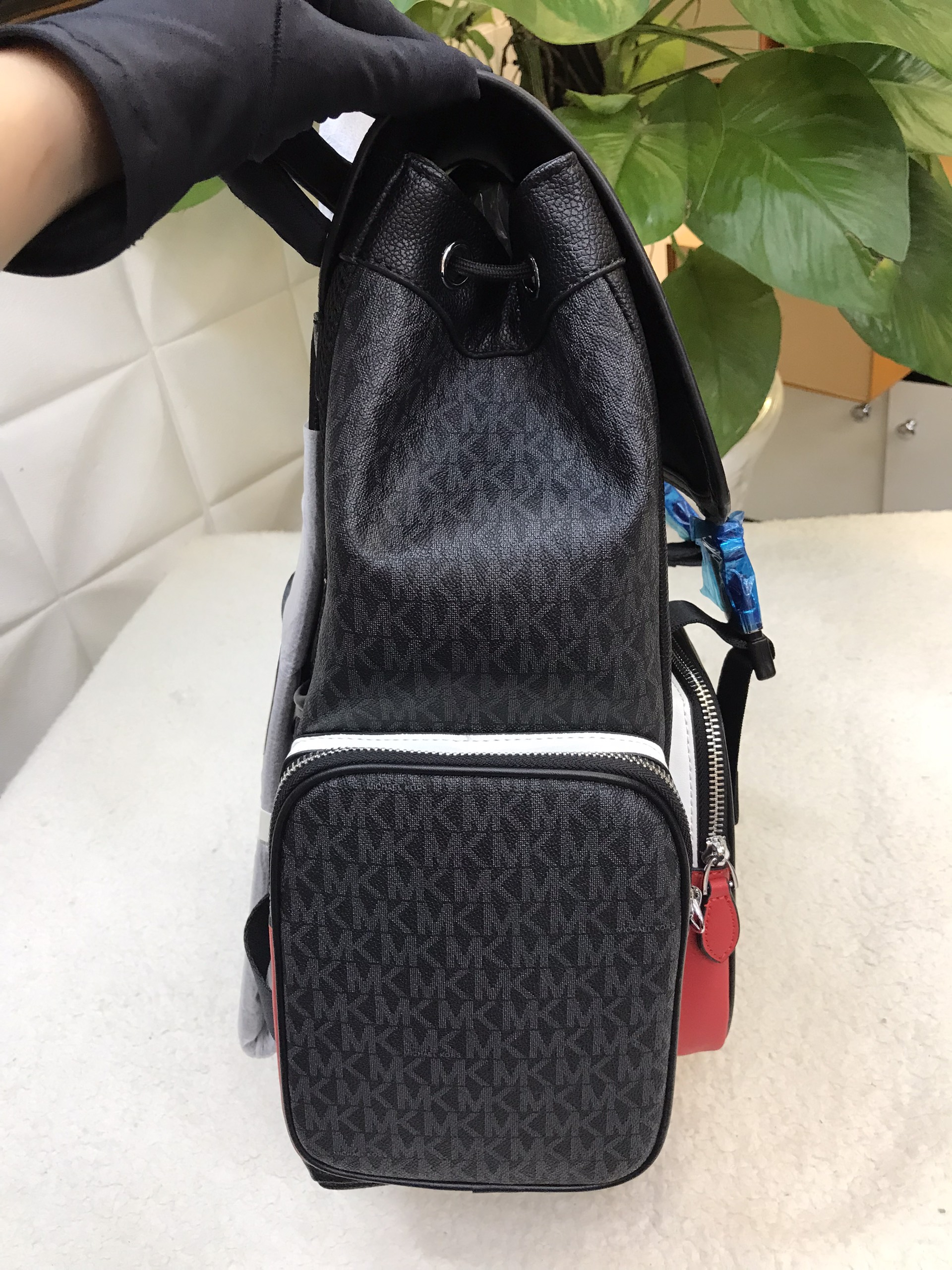 Balo Michael Kors Backpack Logo Cooper Super Màu Phối Size 43cm