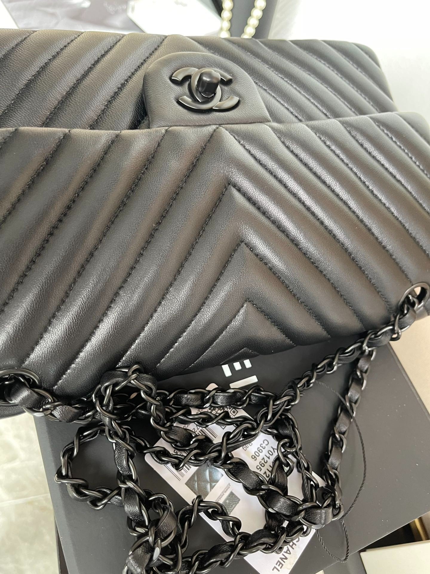 Túi Xách Chanel CF Siêu Cấp Size 25cm Màu Đen 01112