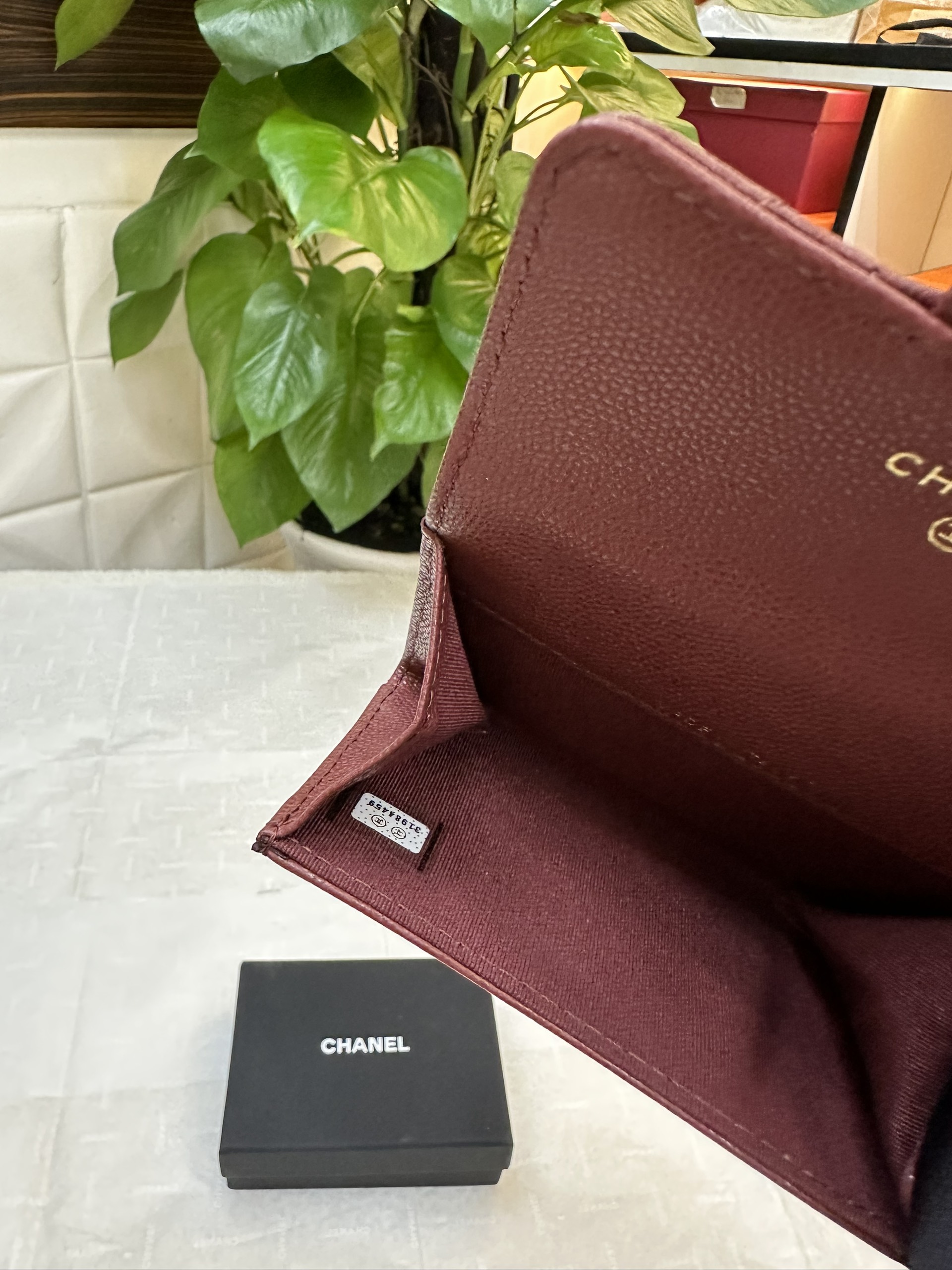 Ví Chanel Classic Card Holder Red Siêu Cấp Màu Đỏ Size 11cm