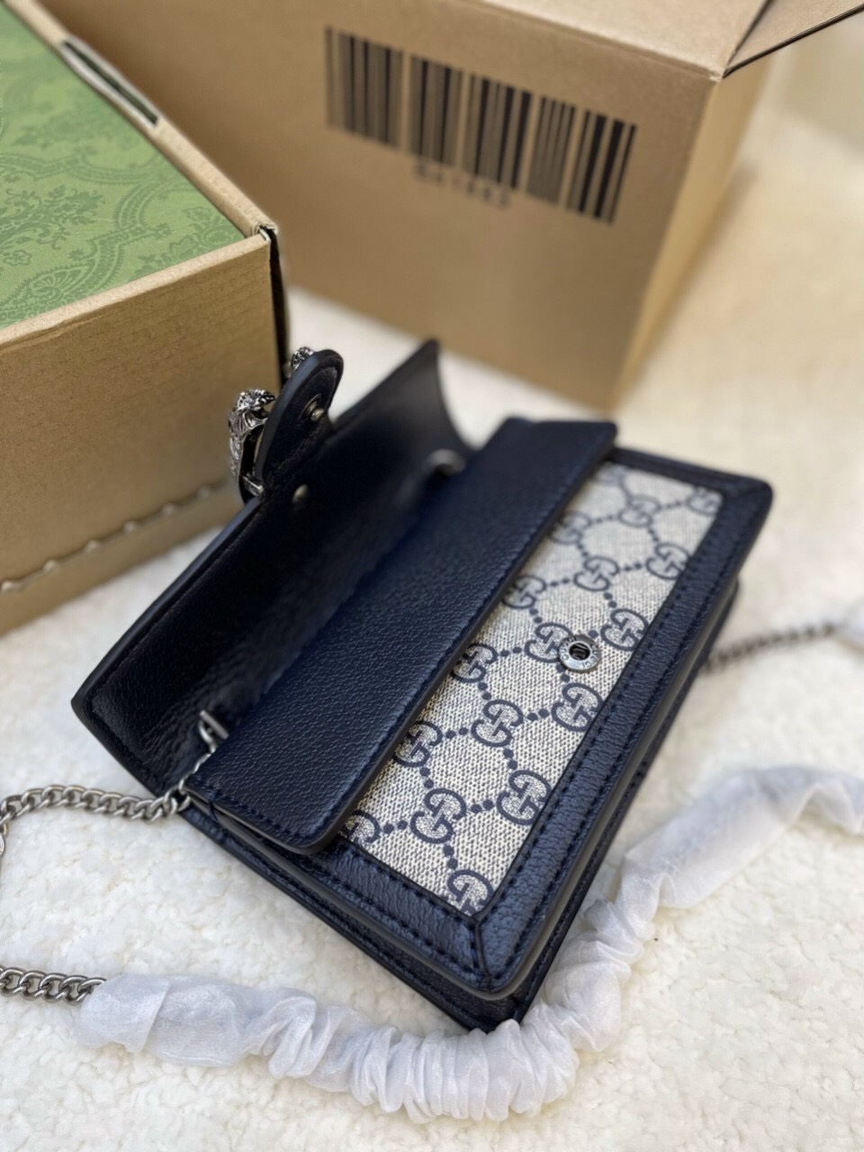 Túi Xách Gucci Super Dionysus GG Mini Size 20cm
