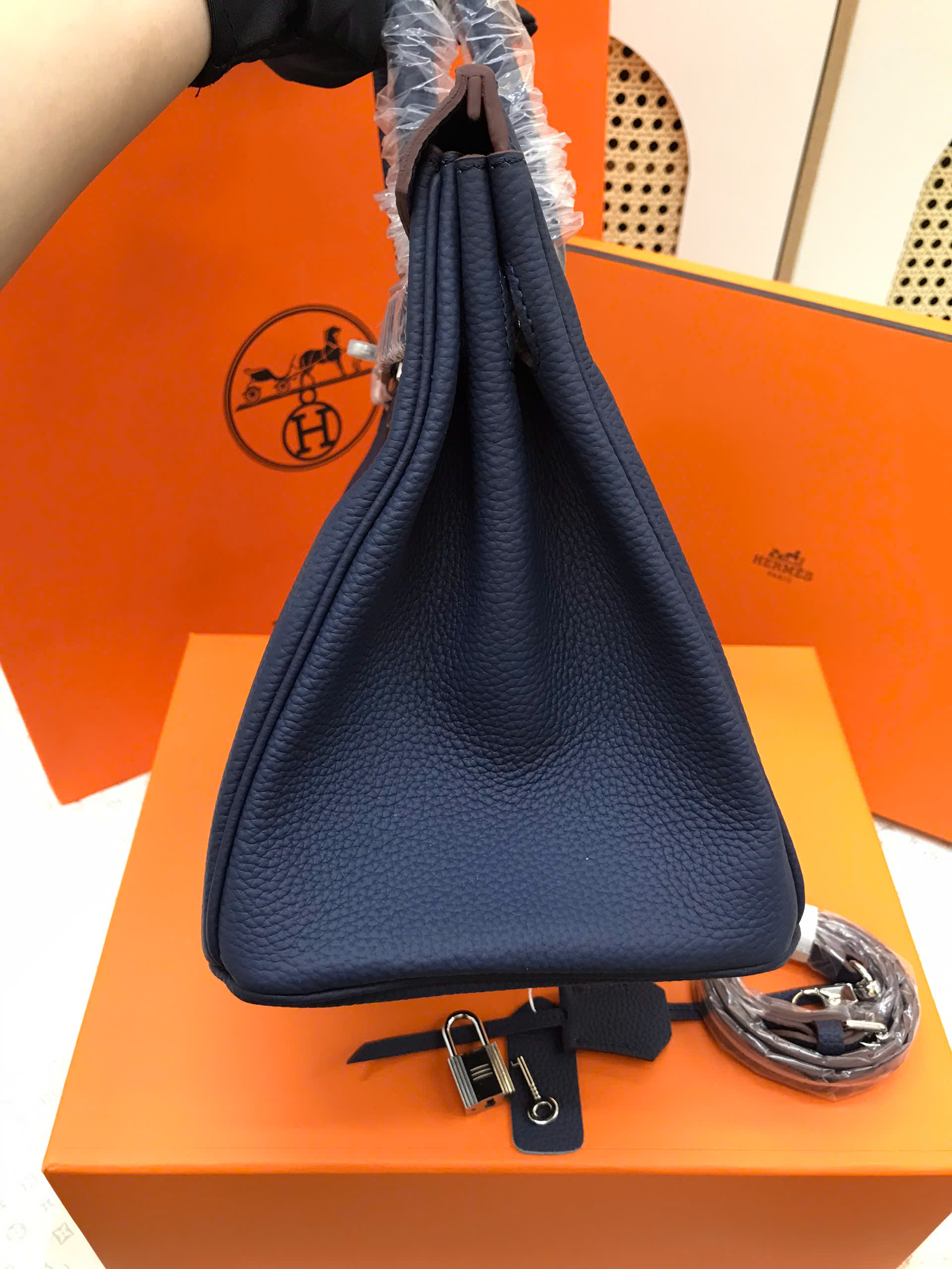 Túi Hermes Birkin Super Màu Xanh Size 30cm