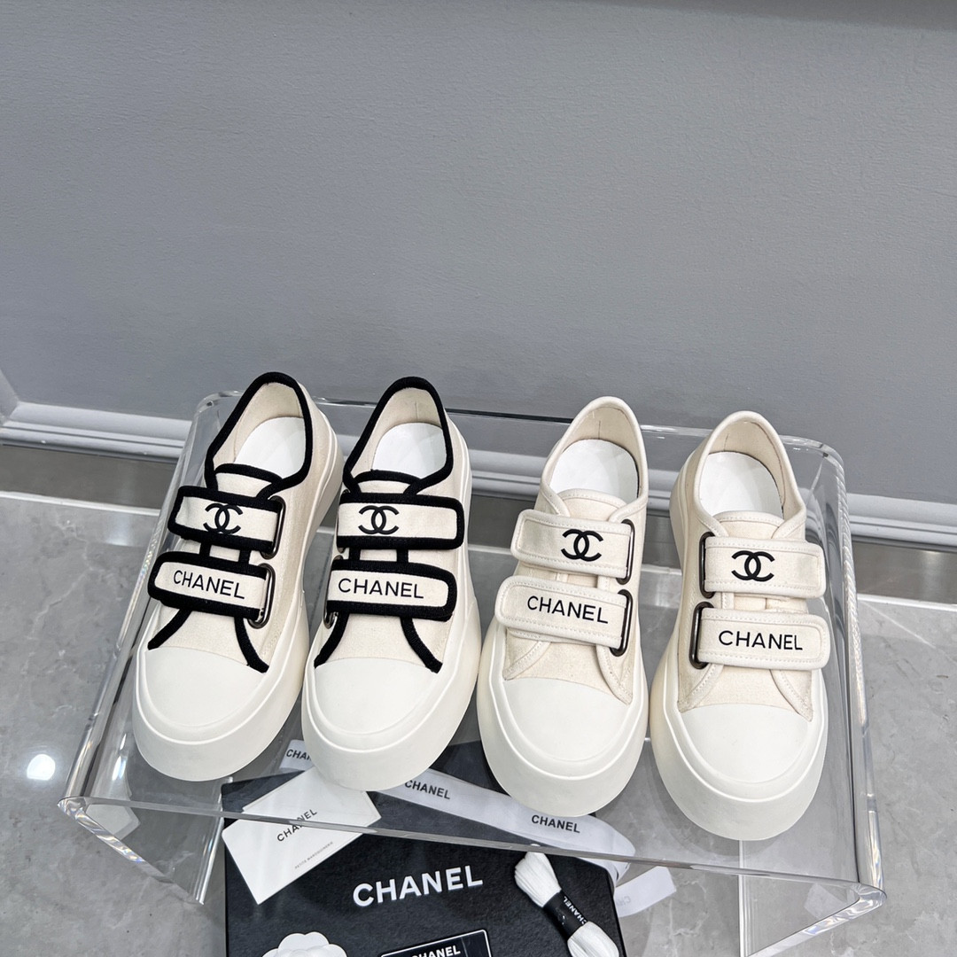 Giày Chanel Siêu Cấp Chanel Velcro Sneakers Đủ Size