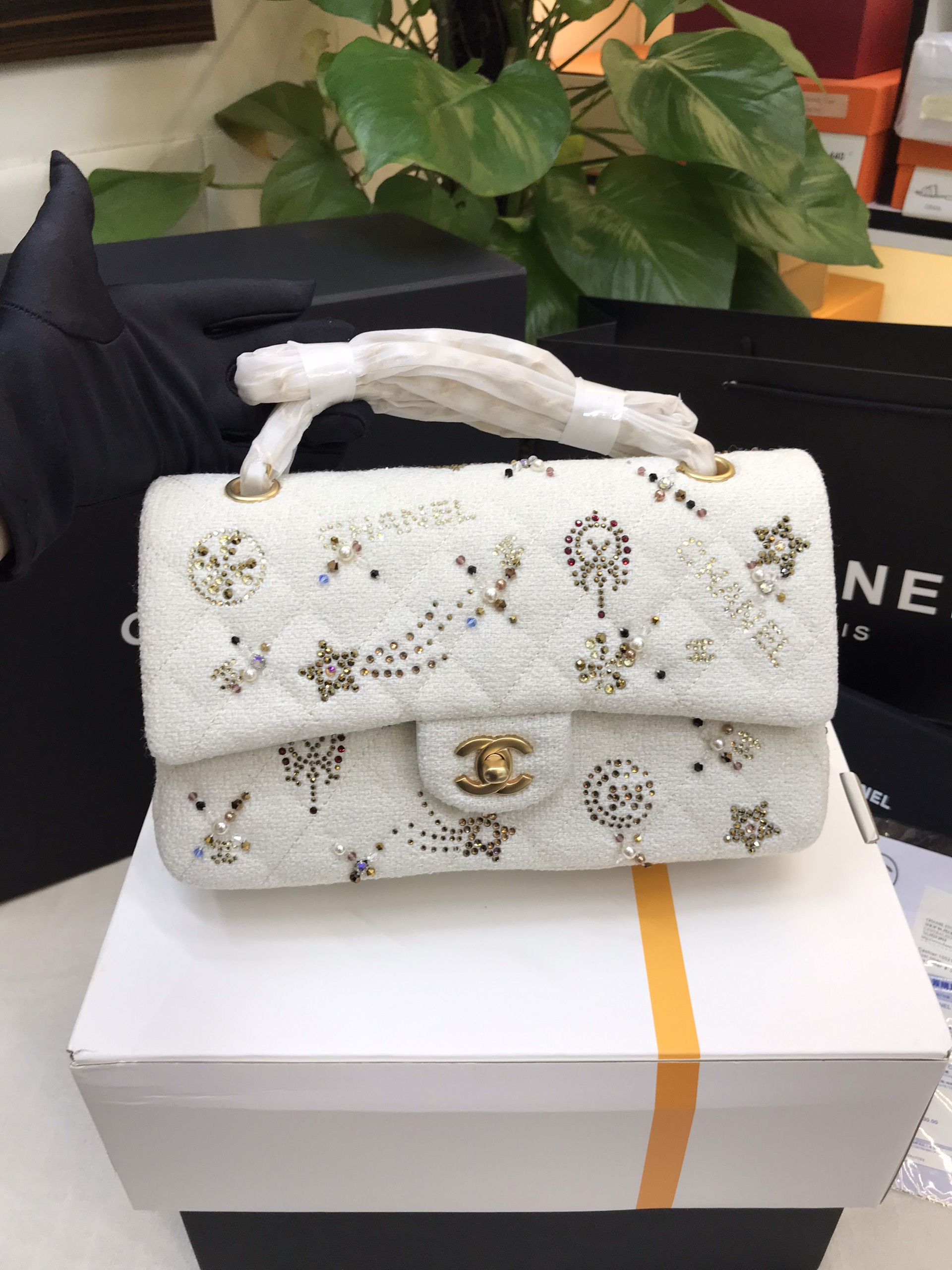 Túi Chanel Classic Starry Night Bag Vip Size 25cm