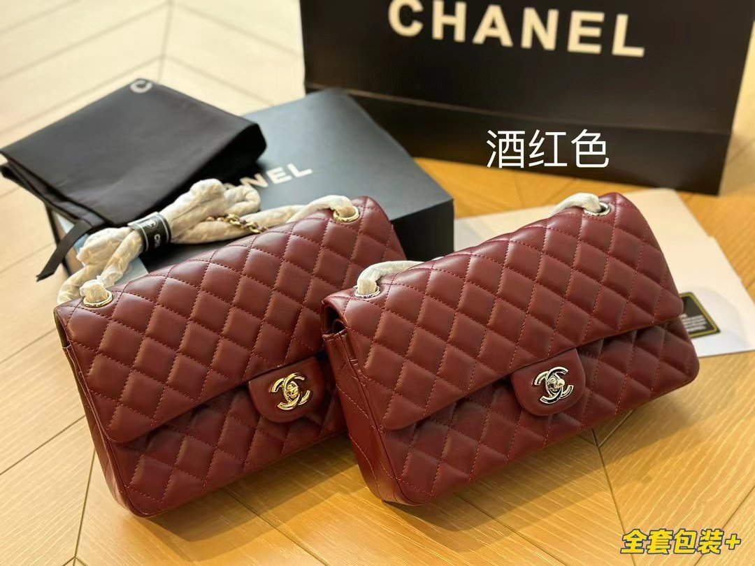 Tổng Hợp Bảng Màu Túi Chanel Classic Da Lì Super Size 25cm Fullbox