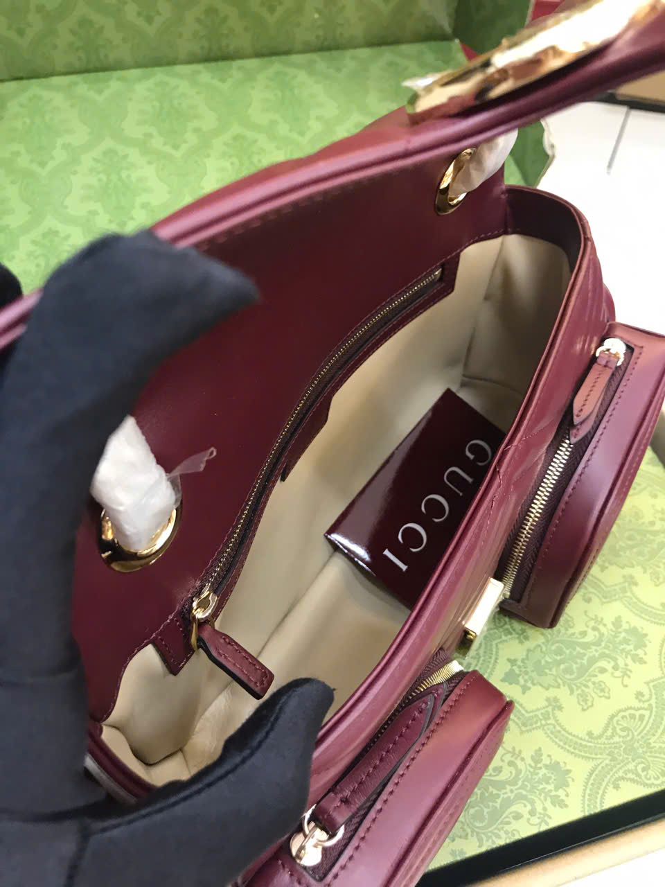 Túi Gucci GG Marmont Small Multi-Pocket Bag Vip 25.5cm