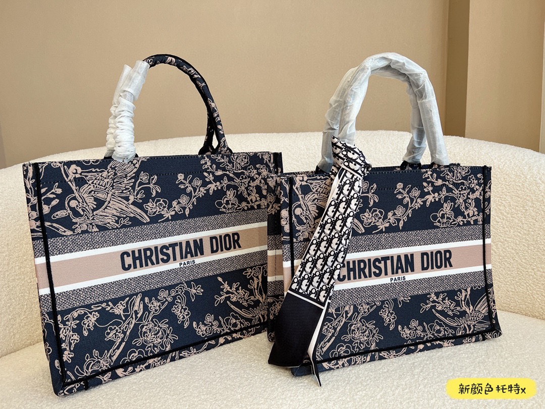 Tổng Hợp Túi Xách Dior Super Tote Bag Thêu