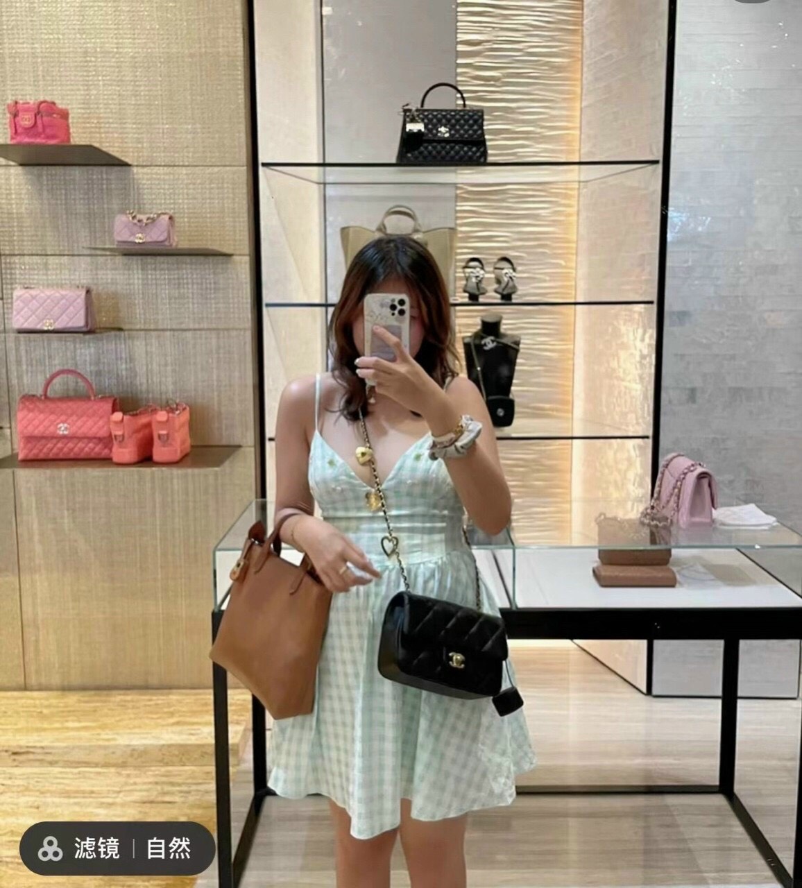 Túi Xách Chanel Super Heart Charms Mini Flap Bag Size 20cm