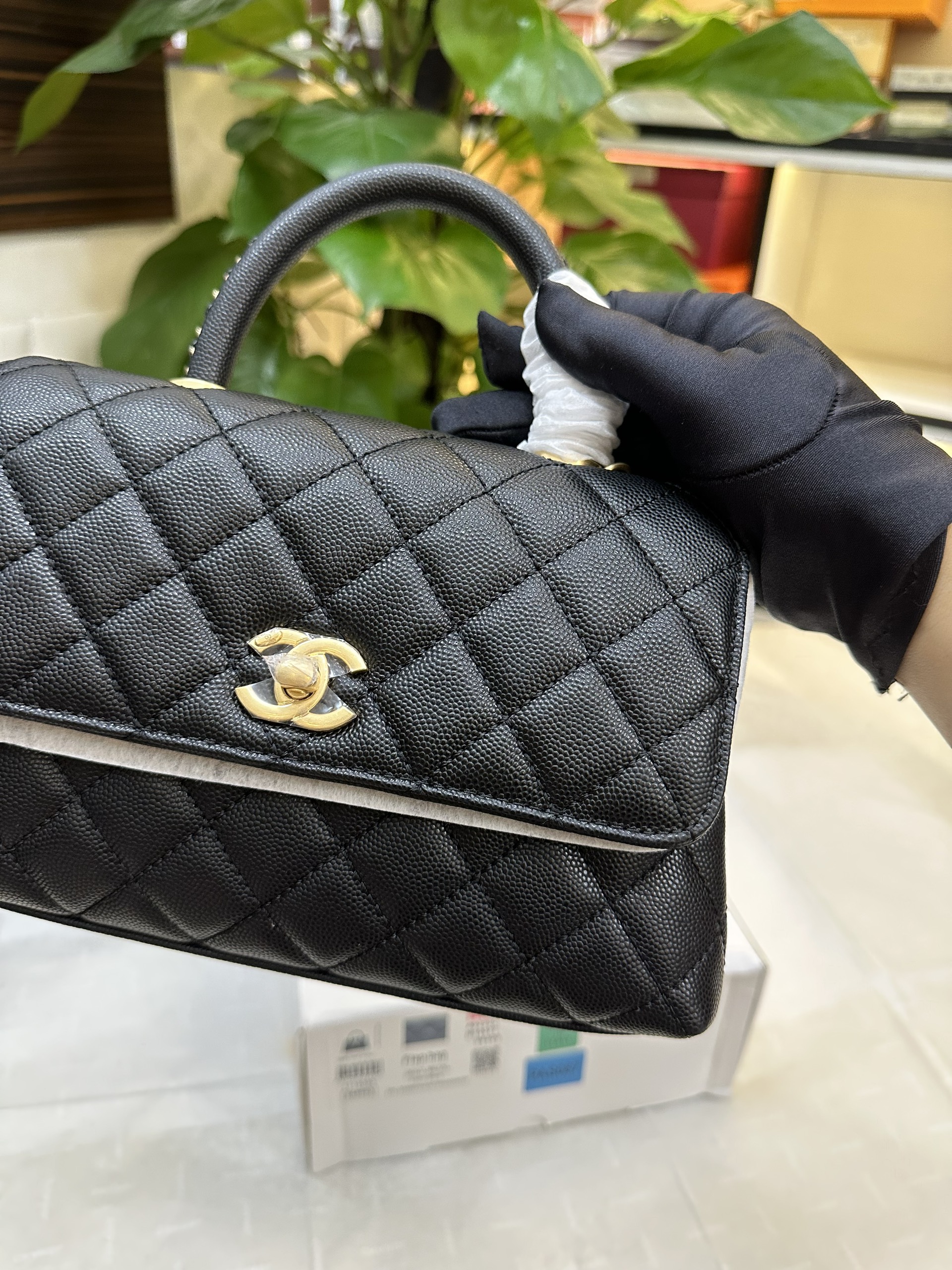 Túi Chanel Coco Handle Small Vip Màu Đen Size 23cm