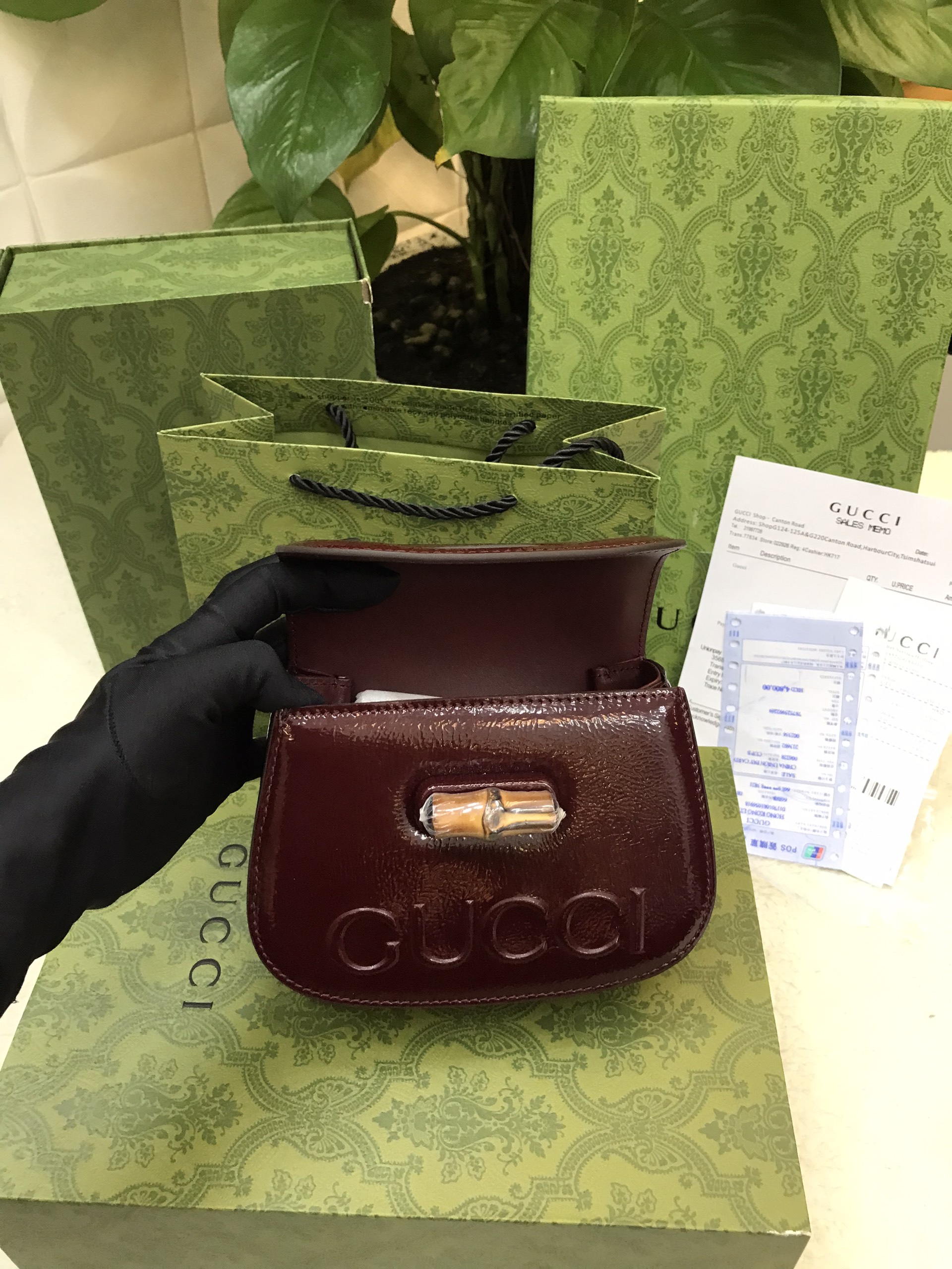 Túi Gucci Bamboo 1947 Mini Top Handle Bag Vip Size 17cm 786482