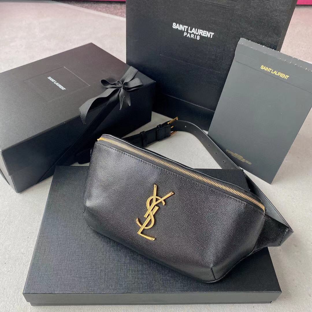 Túi YSL Cassandre Classic Belt Bag In Grain De Poudre Enbossed Leather Siêu Cấp Size 25cm