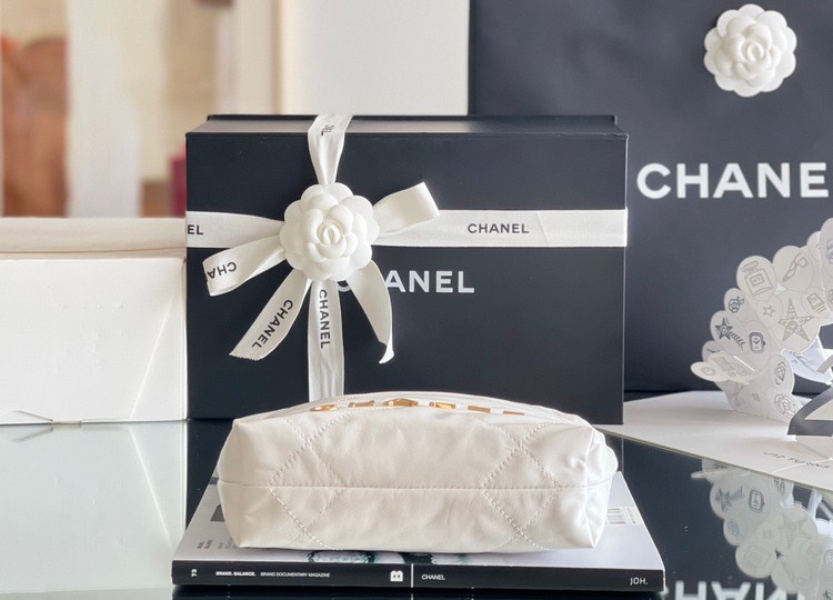 Túi Xách Chanel Hobo 22bag Mini Vip màu Trắng