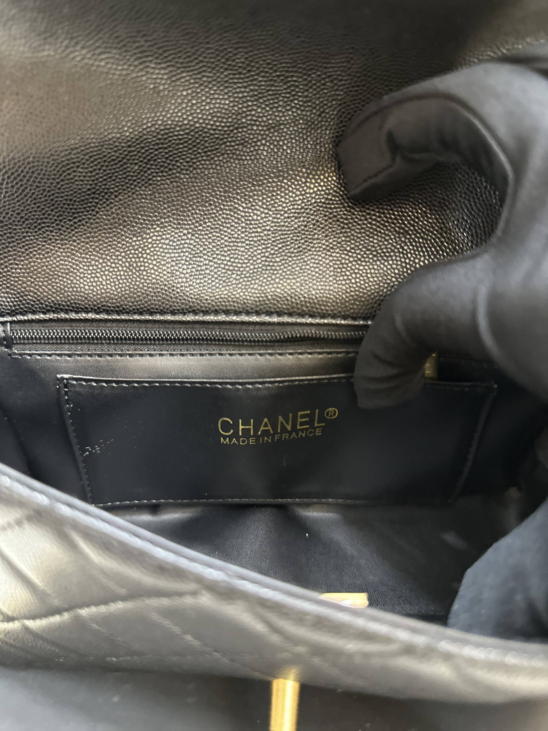 Túi Chanel Mini 8 Hadle Caviar Black Super Màu Đen Da Hạt Size 20cm