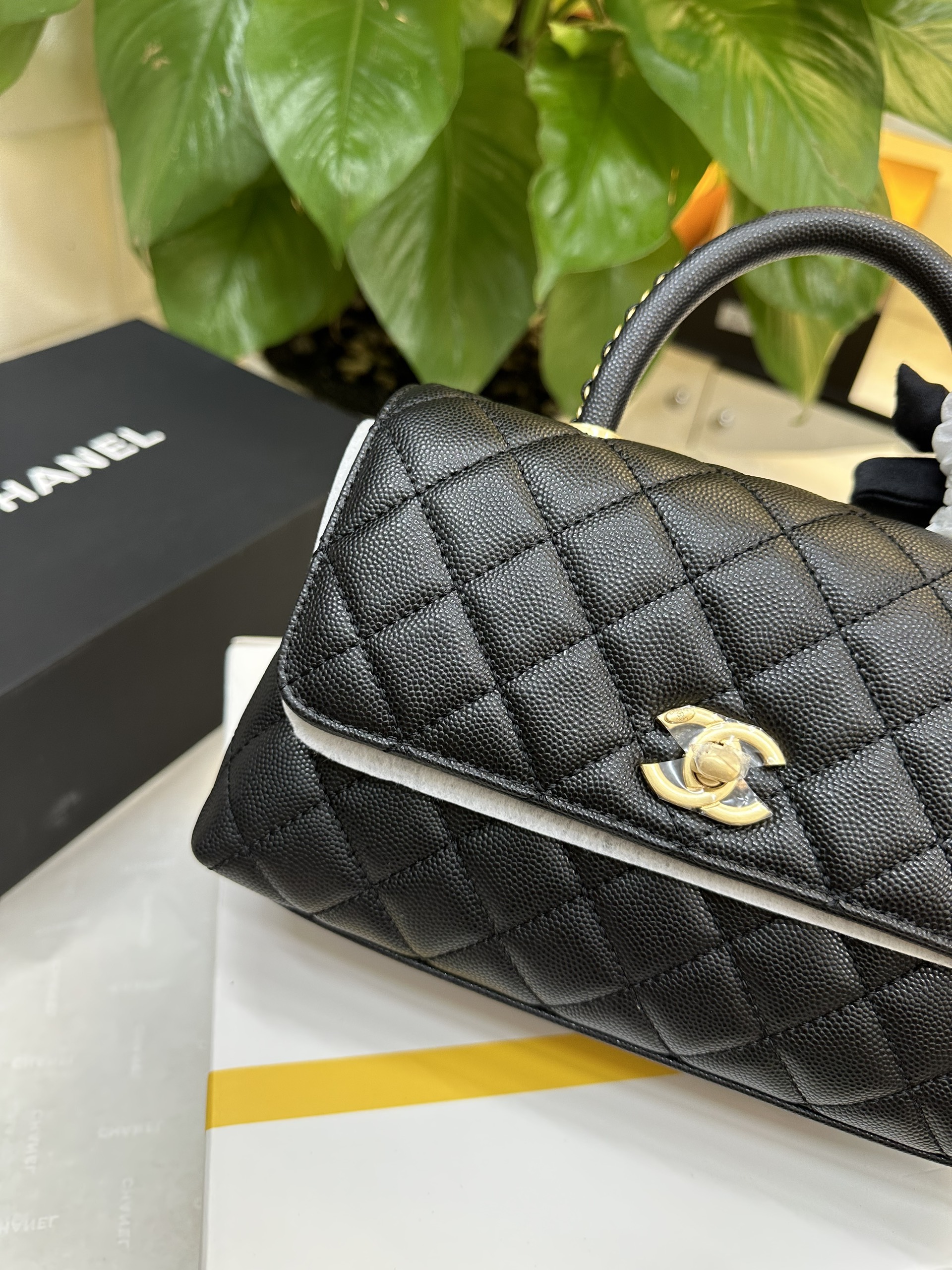 Túi Chanel Coco Handle Small Vip Màu Đen Size 23cm