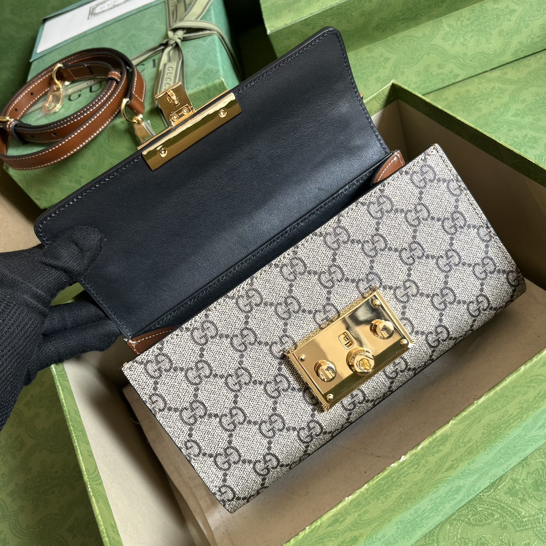 Túi Xách Gucci Padlock Siêu Cấp Màu Đen 735103 Size 22cm