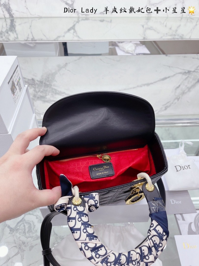 Túi Xách Dior Lady Ngôi Sao Nhỏ Super Size 24cm Full Box