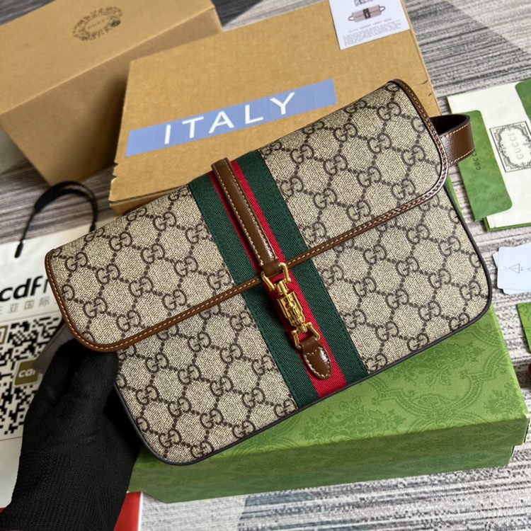 Túi Xách Gucci Jackie 1969 Siêu Cấp Màu Nâu 699930